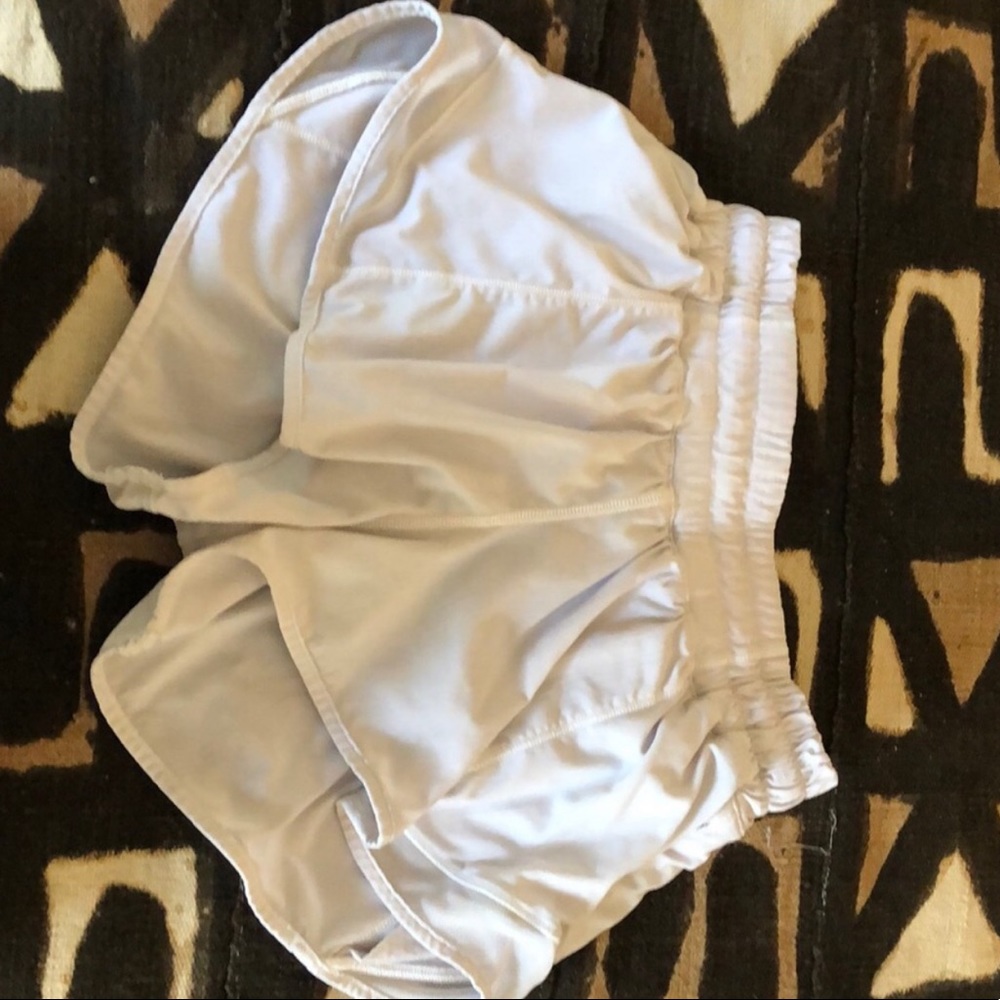 Lululemon Hotty Hot White Shorts